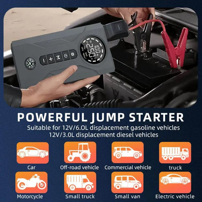 PARAS High-Capacity Jump Starter & Tyre Inflator